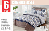 6 PCs Winter Comforter Set (Heavy Filling)